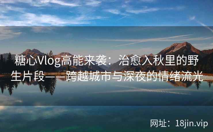 糖心Vlog高能来袭：治愈入秋里的野生片段——跨越城市与深夜的情绪流光